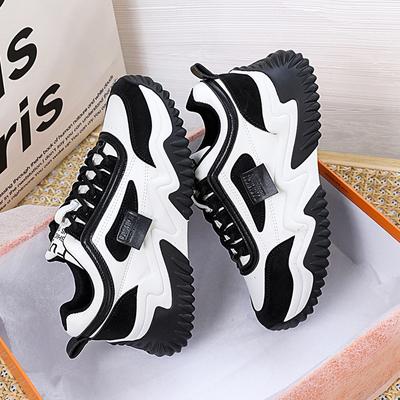 Взрыв иностранной моды 2025 женская обувь на платформе папины туфли студенческие повседневные универсальные удобные спортивные туфли летние