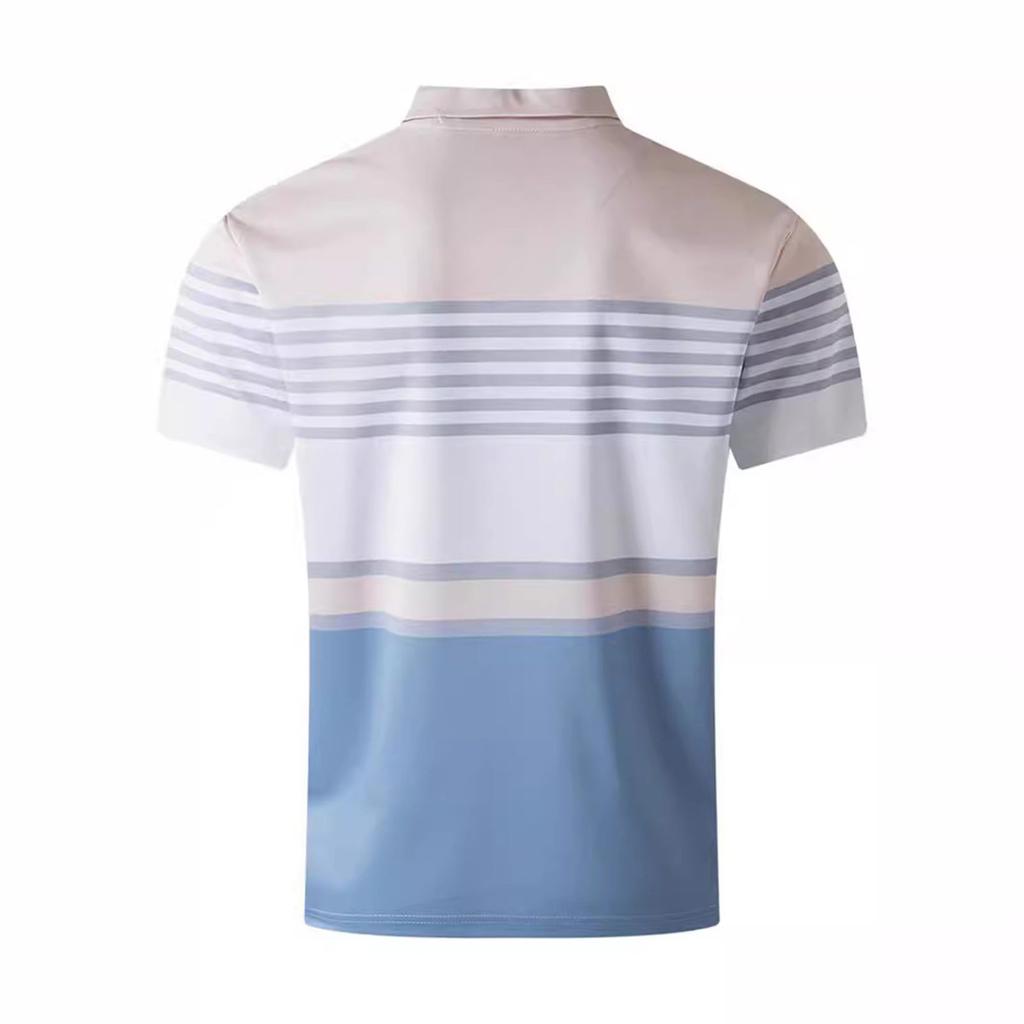 Men's Summer Leisure Culture Breathable Short Sleeved Shirt Top