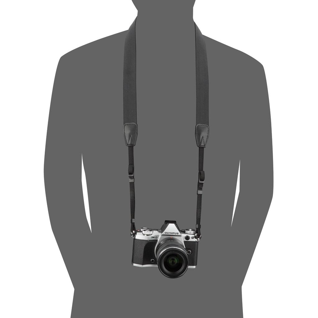 Hakuba Camera Strap Luft Design Twill Neck Strap KST-65T25 25mm Wide Flexible Shoulder and Hand Wrap Compatible for Mirrorless Cameras