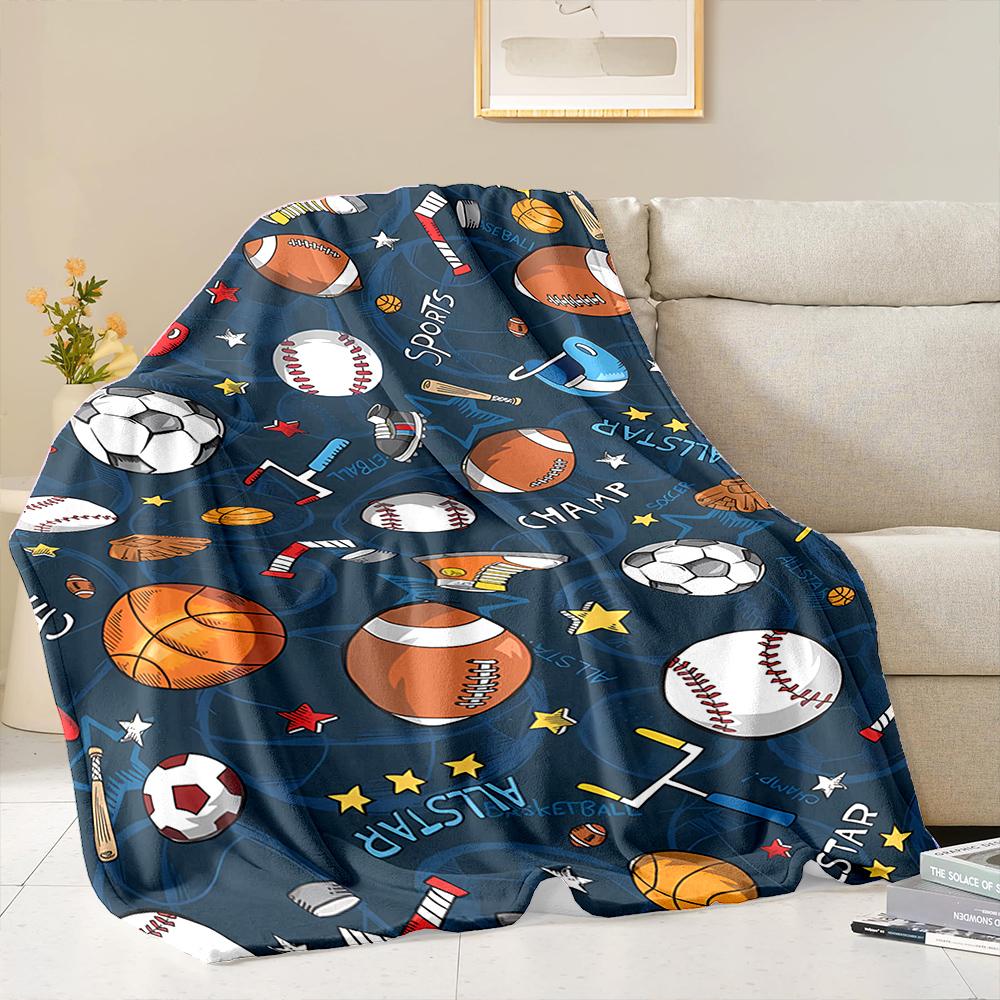 3D Новое поступление Фланелевое одеяло на футбольную спортивную тему для кровати, спальни, дивана, пикника, плед для укрывания, для отдыха на открытом воздухе, для сна