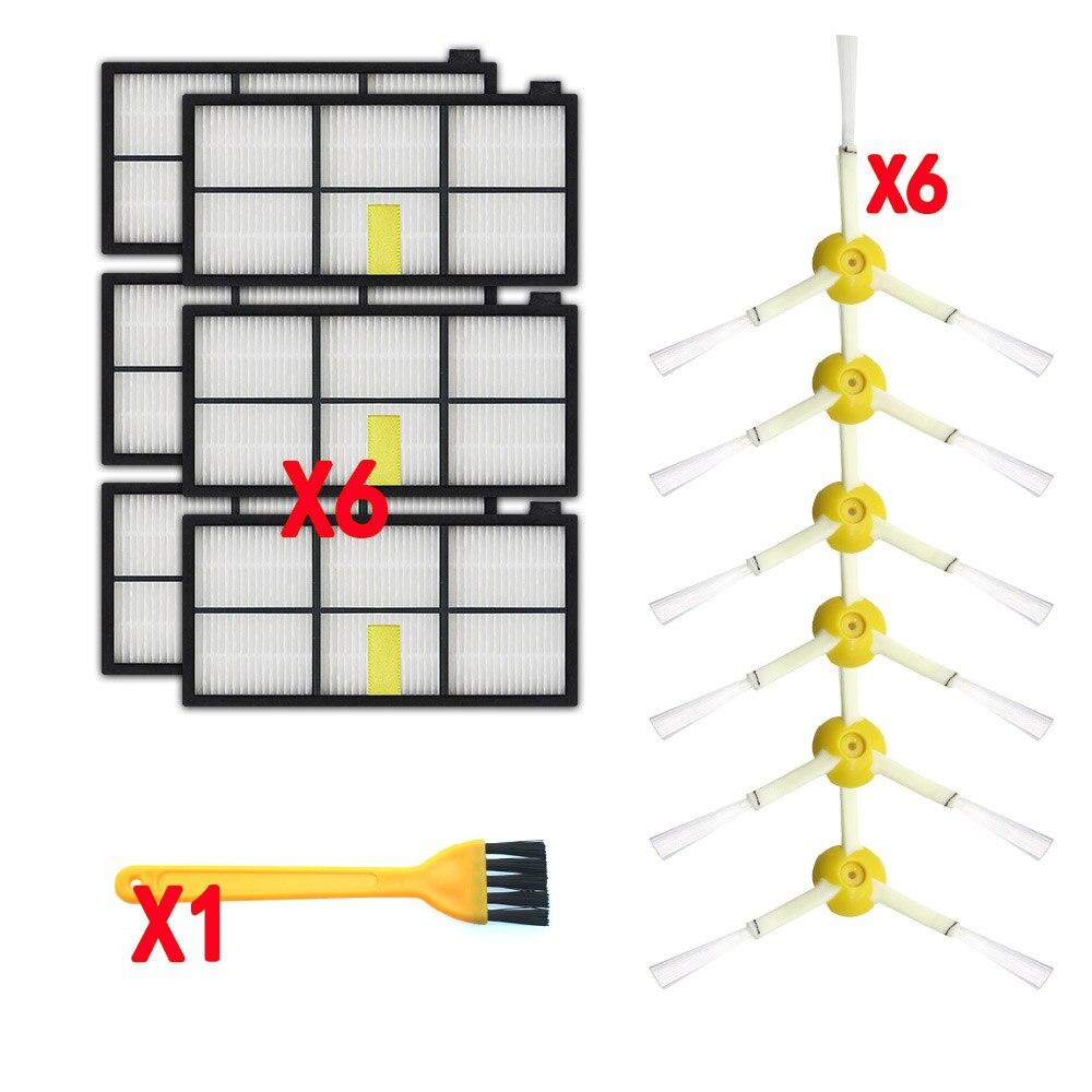 Основные щетки и фильтры Щетка для iRobot Roomba Комплект запчастей Серии 800 860 865 866 870 871 880 885 886 890 900 960 966 980
