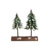 Tabletop Christmas Tree Lighted Artificial Xmas Tree With DIY Tabletop Ornament For Home Holiday Decor