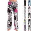 Women's Allover Printed Home Pants Sleeping Pajama Pants Long Pants Pajama Pants Yoga Pants