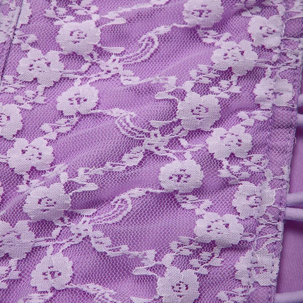 Женская сексуальная однотонная кружевная майка Fishbone со стальным кольцом, обтянутая бюстом, пряжкой, открытой спиной, маленькая майка