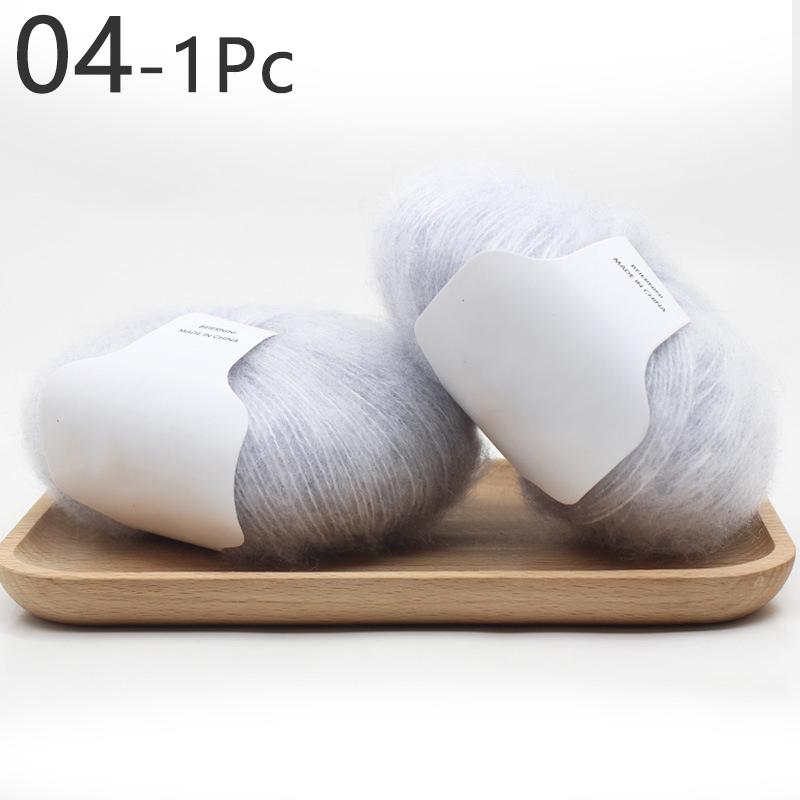 1 шт., 30 г, нить для вязания крючком из мохера для свитера, шарфа, пряжа для вязания, мягкая многоцветная пряжа для рукоделия «сделай сам»