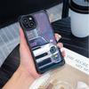Ae78 Fashion Car Pattern Design Art Soft Phone Cases for iPhone 16 15 14 13 12 11 Pro Max 7 8 XR with Wrist Strap Lanyard Corner Protection Back Cover