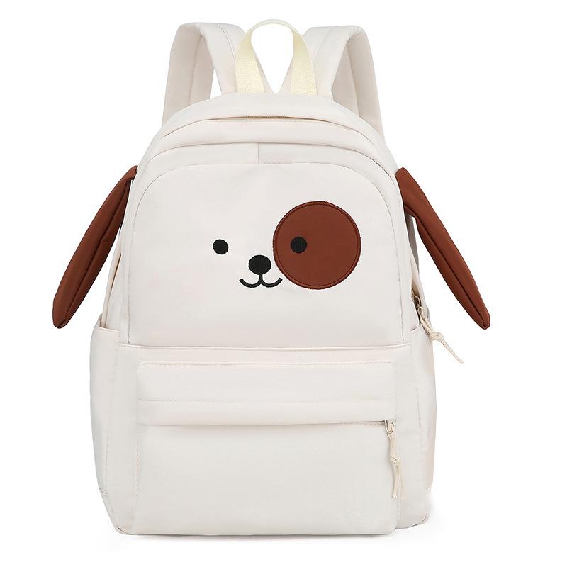 Lightweight puppy schoolbag female cute junior high school student primary school student third to sixth grade large capacity backpack simple backpack