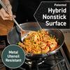 Совместимость с HexClad Hybrid Wok, гарантия прямых продаж, антипригарное покрытие [26 см] [Антипригарное покрытие] Духовка/посудомоечная машина (только производитель, включено) [HexClad]