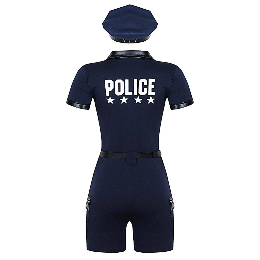 Женский костюм полицейского, костюм женщины-полицейского для взрослых на Хэллоуин, косплей, полицейская форма, костюм