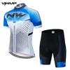 Mens Cycling Jersey Set Short Sleeve Breathable Quick-Dry Bike Top Road Mountain Biking Outdoor Sports