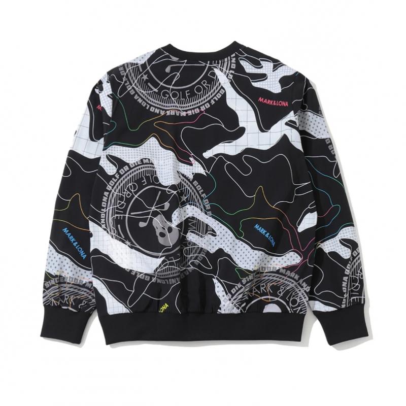 Mark   Lona M Gn caMo Graphic Woven Crew Ls  Ls2ic04M 