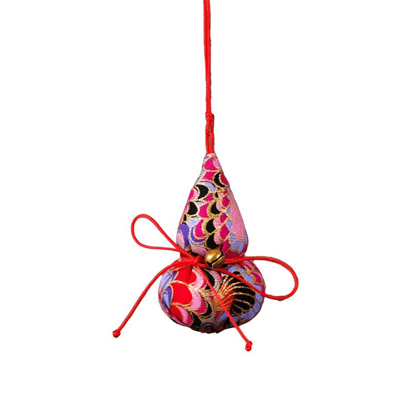 Dragon Boat Festival DIY Mugwort Mosquito Repellent Sachet Kit - Triangular Zongzi Pendant Gift