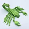 3D-печатная фигурка скорпиона, подвижные суставы, красочная фигурка скорпиона, шарнирная модель животного, игрушка-фиджет, украшение для рабочего стола, орнамент