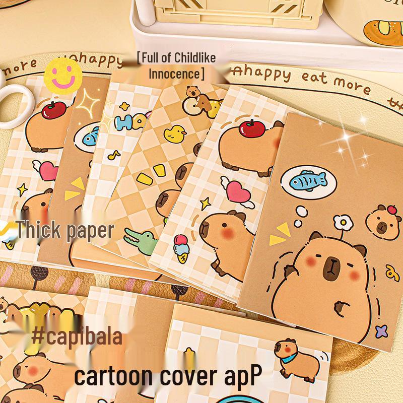 Набор канцелярских принадлежностей с капибарой: Слепая коробка для детей - Набор школьных принадлежностей