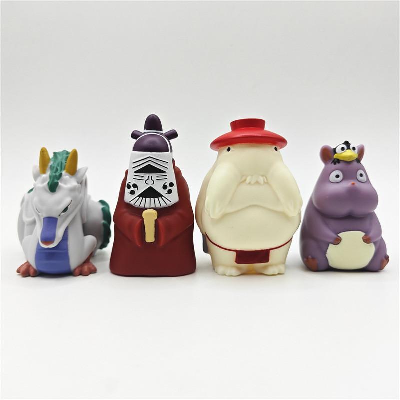 Spirited No Away Face Man Anime Character Figure Abs Collectible Finger Set Toy