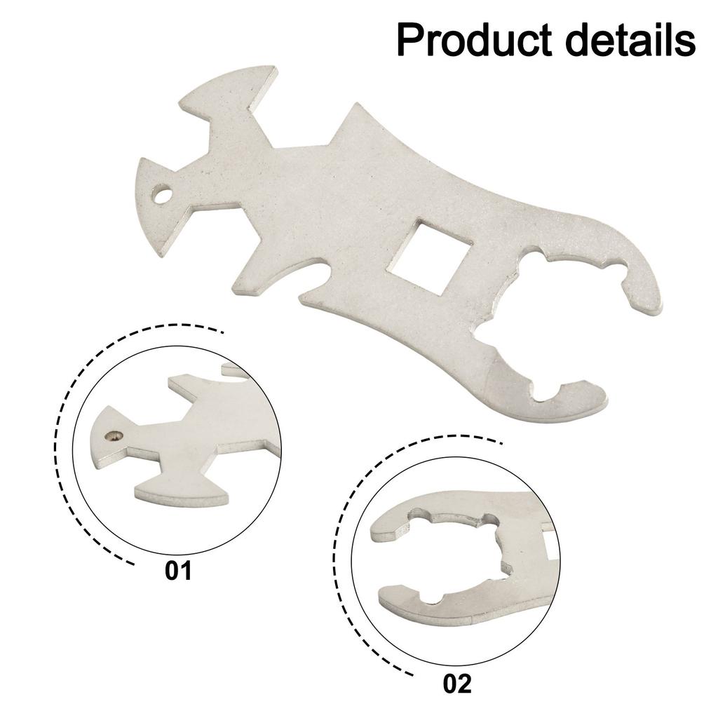 Gas Cylinder Wrench Compatible with Most Common Sizes from 13mm To 19mm