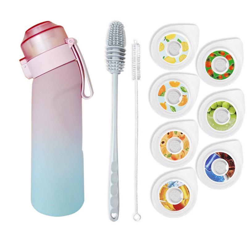 650ML Outdoor Sports Water Cup with Multi-Flavor Scented Tritan Plastic