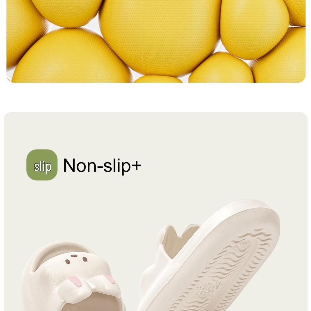 Женские нескользящие мягкие тапочки Jieliya - Летний стиль 2025, для дома и душа