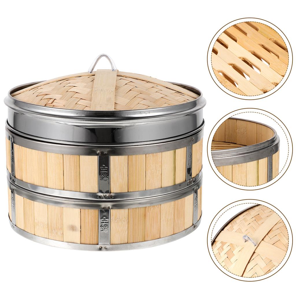 Long Bao Steamer Bamboo Liner Food For Cooking Basket Dumpling Steaming Hair