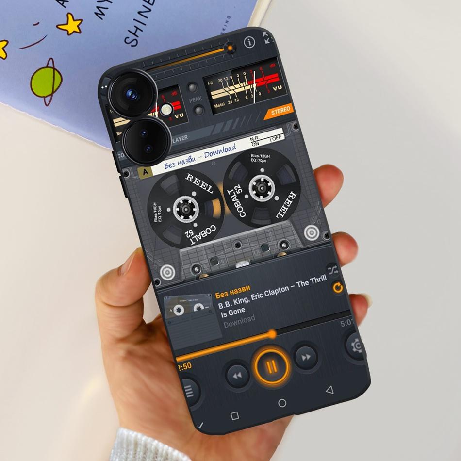 Для Tecno Spark 9 Pro KH7 KH7n Милый Мультяшный Чехол Для Телефона Для Tecno Spark 9Pro Черный Силиконовый Мягкий ТПУ Чехлы