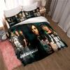 Новый комплект постельного белья Tokio Hotel с 3D-печатью, модная рок-группа, украшение для дома, мальчик, девочка, комплект постельного белья размера «king size», пододеяльник, наволочка