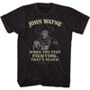 John Wayne That's Death Black Unisex T-shirt