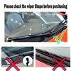 For CHEVROLET COLORADO II III 2011-2023 Double Rubble Car Wiper Accessories Auto Parts Cleaning Windshield Windscreen Frameless