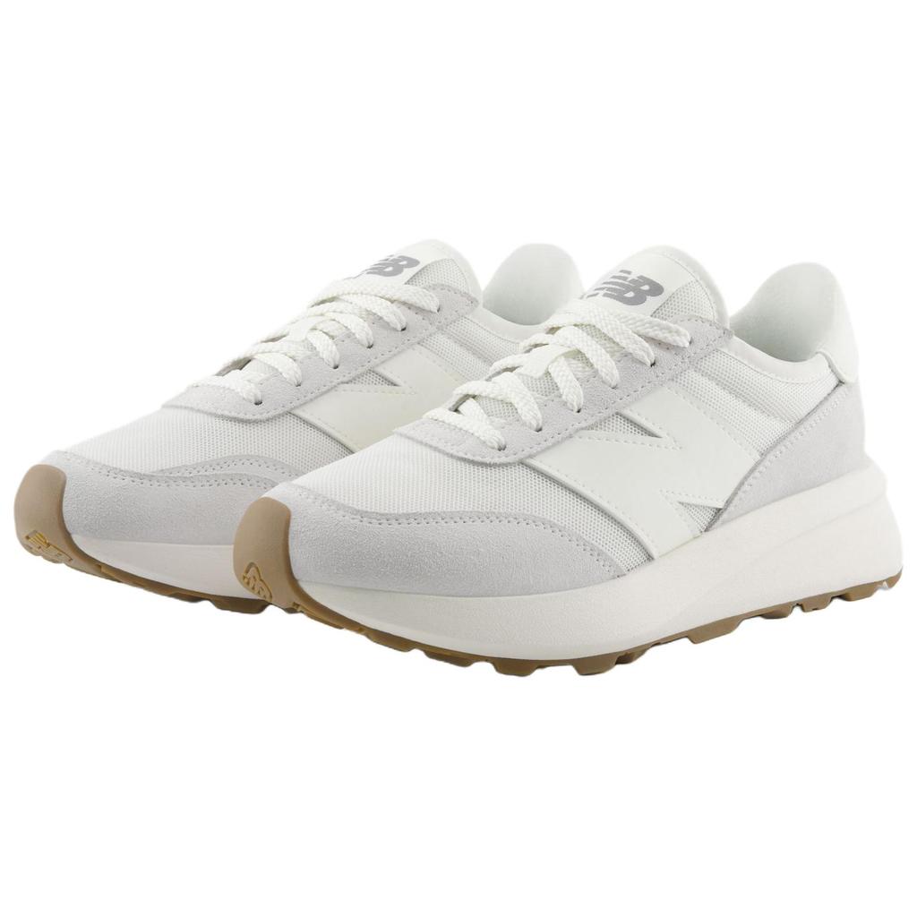 New Balance 370 Удобные Мягкие Прочные Низкие Повседневные Кроссовки Унисекс Серые U370SG