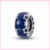 925 Sterling Silver Murano Glass Red Beads Blue Pink Purple Round Charm Plata De Ley 925 For Original  Bracelet Jewelry