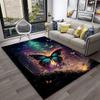 3D роскошный ковер мечты с бабочкой и цветком для дома, гостиной, спальни, дивана, коврика, декор, детский игровой коврик, нескользящий напольный коврик
