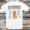 Anatomy Of A Golden Retriever T Shirt B1199