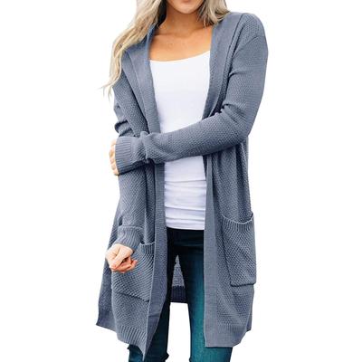 Женский модный повседневный удобный кардиган средней длины