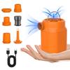 Мини-насос для улицы со светодиодной подсветкой Портативный USB-перезаряжаемый Надувные изделия Плавательный круг Пляжный матрас Кровать Портативный электрический насос
