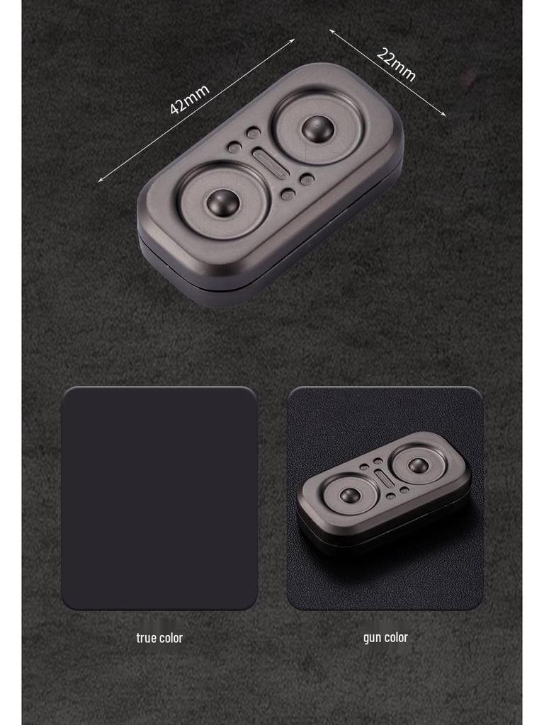 Карточный толкатель 'Сова' EDC Металлический спиннер с магнитным касанием для снятия стресса