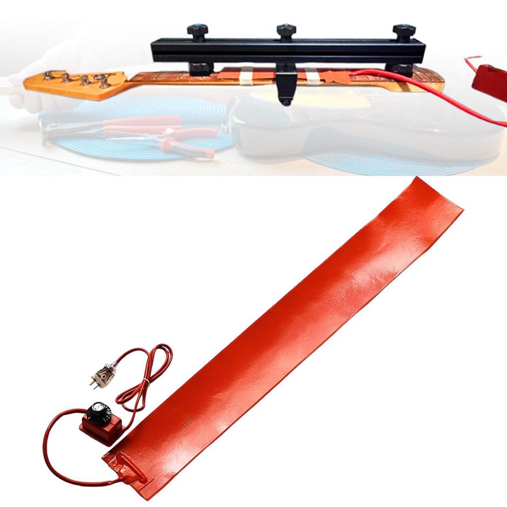 Guitar Heating Pad Easy to Use with Knob Temperature Controller 15cmx5.8cm