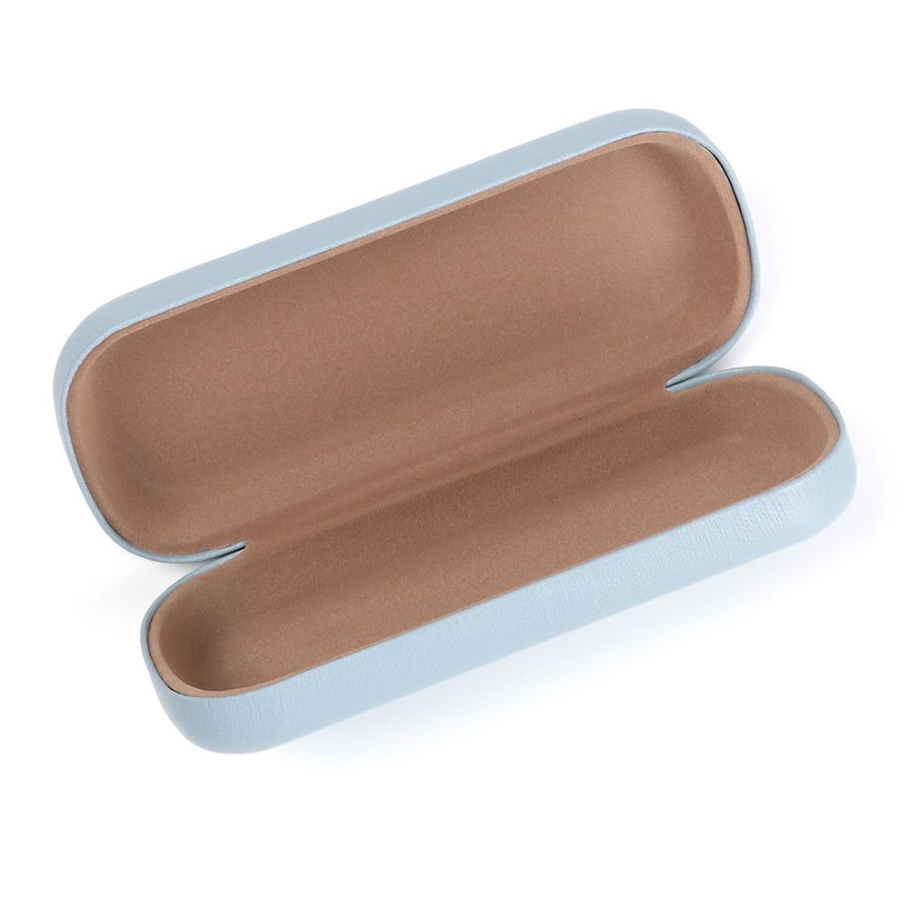 Women Men Portable Waterproof Eyeglasses Case Large Capacity Glasses Box PU Leather