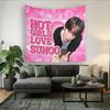 1 шт. sunoo Красивые Девушки Любовь Концертный Баннер K-pop Тур Мерч Молодой Фан Флаг Stray Подарок На День Рождения