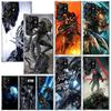 Alien Vs Predator Painted Phone Case For Samsung Galaxy S25 S24 S23 S22 Ultra S21 FE S20 Plus S10 + S10E Art Fundas Back Cover S