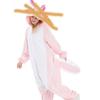 Onesie for Women Men Adult Child Animal Kigurumis Pyjamas Cartoon Yellow Pink Homewear Cosplay Costume