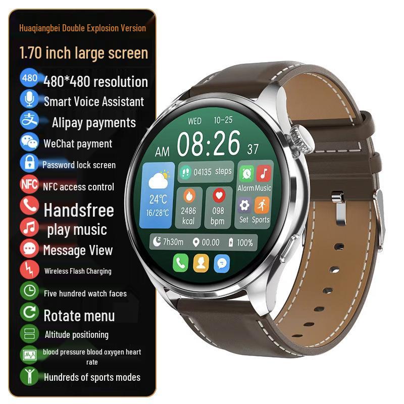 2025 NFC Bluetooth Звонок T05 Смарт-часы GT5Pro для мужчин и женщин