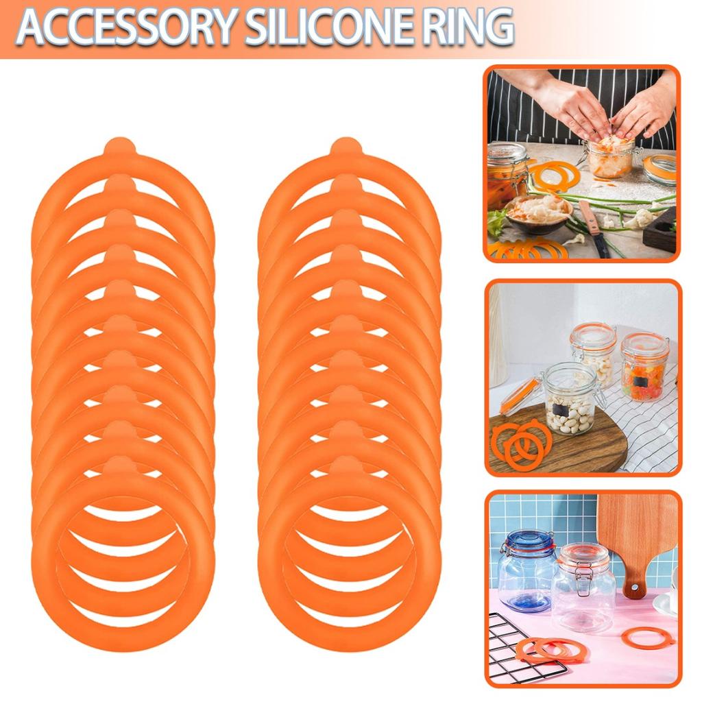 Силиконовое уплотнительное кольцо PDTO для крышек Mason Jar, герметичная замена прокладки, герметичная прокладка