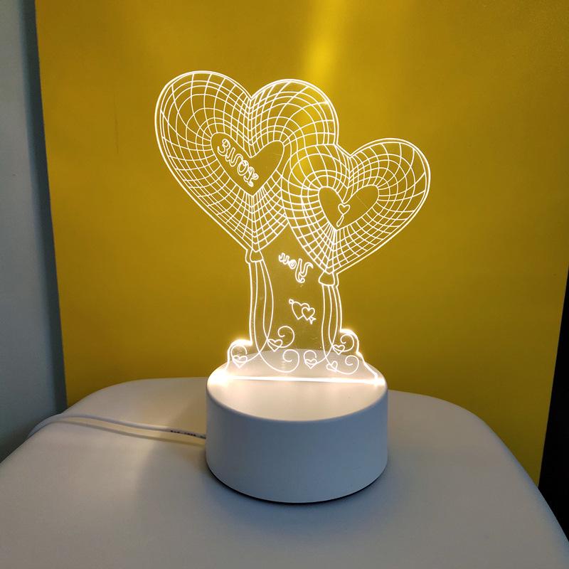 Creative 3D Cartoon Table Lamp – Children's Day Gift, USB Bedside Night Light