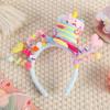 Birthday Atmosphere Girls Headband Party Supplies Colored Torsion Bar Hair Accessory Creative Hair Hoop Pography Props