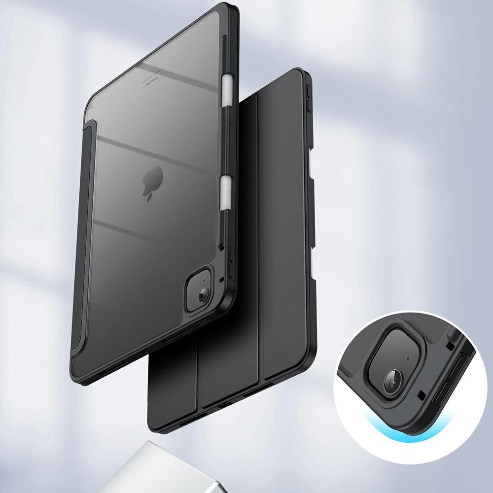 Case for iPad Air 11" M4 2026 / M3 2025 / M2 2024, Smartcase Hybrid, with stylus holder, black