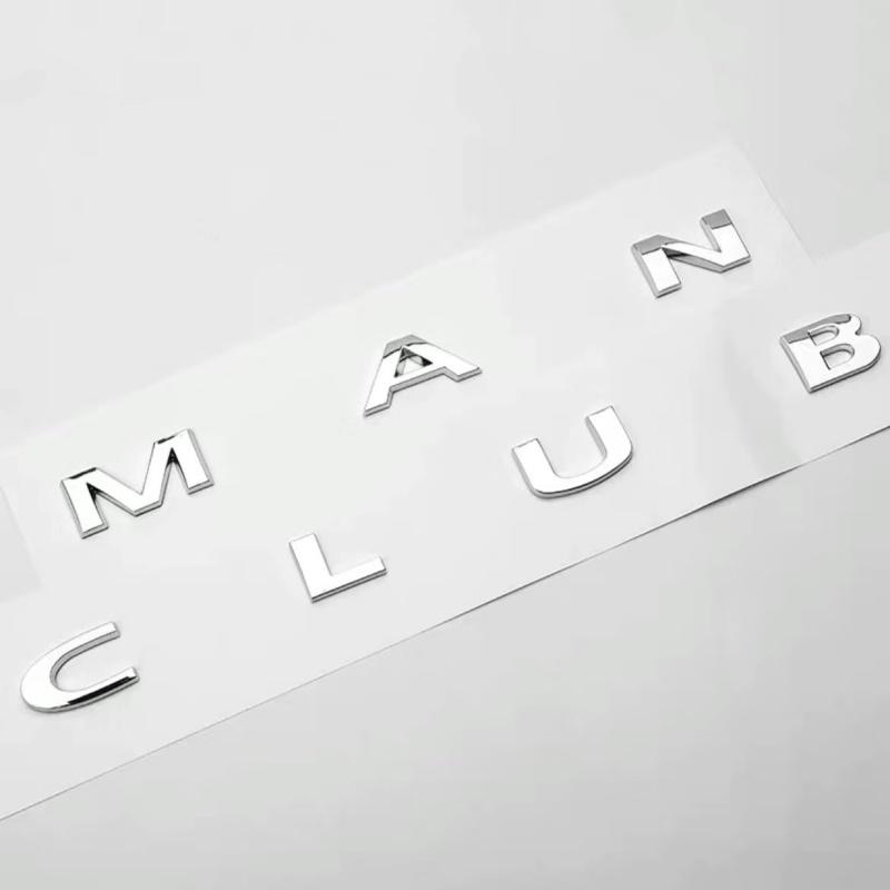 3D ABS Черный Автомобильные Буквы Логотип Clubman Значок На Багажник Наклейка Для Cooper S F54 R55 R 55 JCW Clubman Наклейки Аксессуары