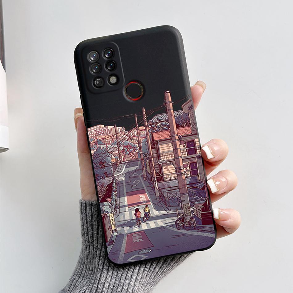 For Tecno Pova Case LD7 LD7j Fashion Marble Cover Matte Phone Case For Tecno Pova Soft Silicone Fundas 6.8'' Back Cover Bumper
