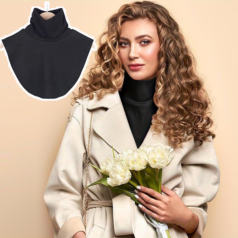 1 шт. Защита шеи Внутреннее белье Ложный воротник Мягкий Высокий воротник Декоративный воротник Шарф Накидка Приятный к коже Немецкий вельвет Теплый