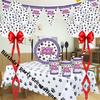 Dog Paw Party Kit Whimsical Pet Themed Plates Cups Napkins And Balloons