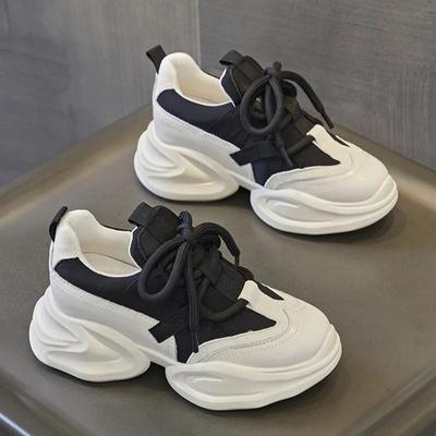 Мода Новые женские туфли Корейский стиль Мода Комфорт Дышащие Толстая подошва Повседневные кроссовки Женщины Zapatos De Mujer