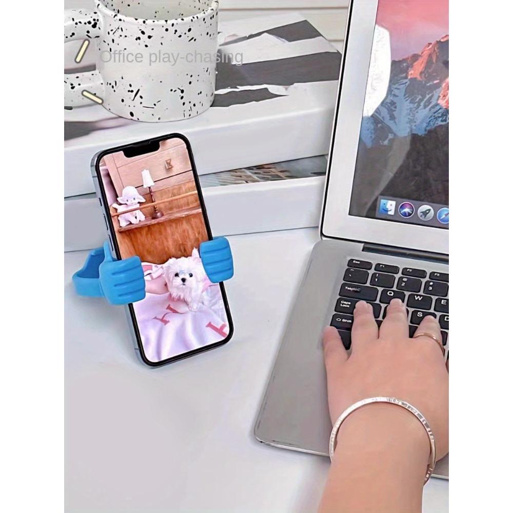 Creative Mobile Phone Holder, Thumb Holder, Desktop Holder, Portable Holder, Digital, Cute Holder.